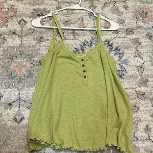 american eagle flowy tank top